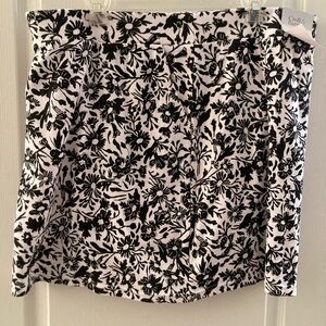 NWT Croft & Barrow skort black/white. Size XL